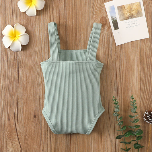 Enterizo de Algodón para Bebé con Tirantes Ajustables - Talla Pequeña - Image 13
