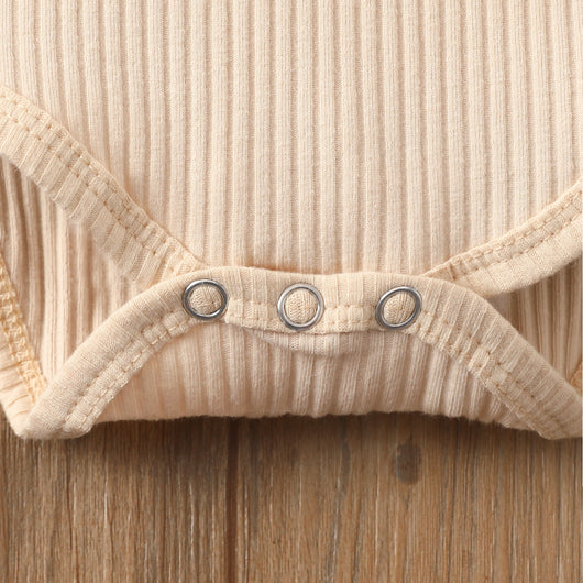 Enterizo de Algodón para Bebé con Tirantes Ajustables - Talla Pequeña - Image 14