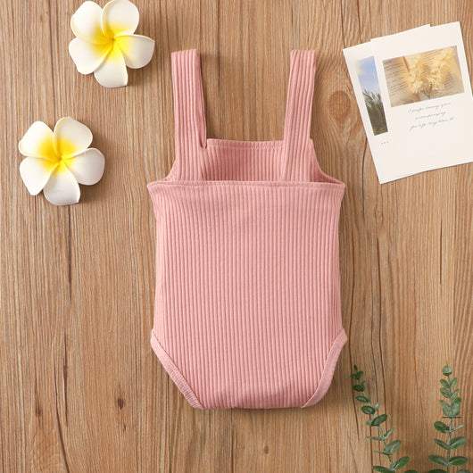 Enterizo de Algodón para Bebé con Tirantes Ajustables - Talla Pequeña - Image 16