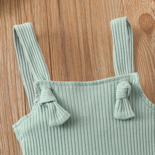 Enterizo de Algodón para Bebé con Tirantes Ajustables - Talla Pequeña - Image 24
