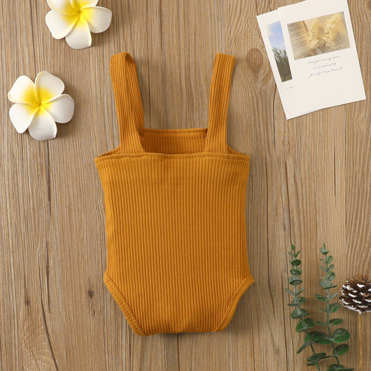 Enterizo de Algodón para Bebé con Tirantes Ajustables - Talla Pequeña - Image 28