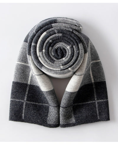 Bufanda Cuadros para Hombre Reversible - Abrigo Invierno Doble Cara - Image 51