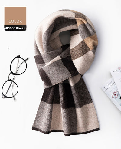 Bufanda Cuadros para Hombre Reversible - Abrigo Invierno Doble Cara - Image 54