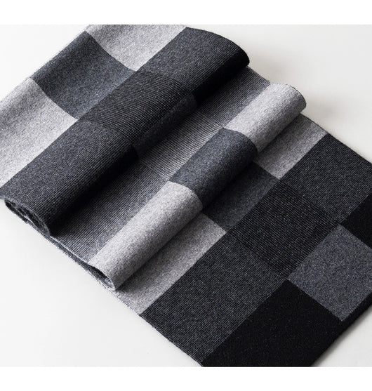Bufanda Cuadros para Hombre Reversible - Abrigo Invierno Doble Cara - Image 58
