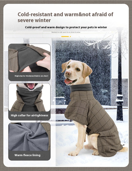 Abrigo Clásico Británico para Perros - Chaleco Térmico Impermeable - Image 16