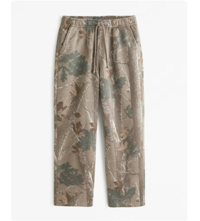 Pantalones para Hombre con Impresión Digital 3D Diseño de Hojas - Image 9