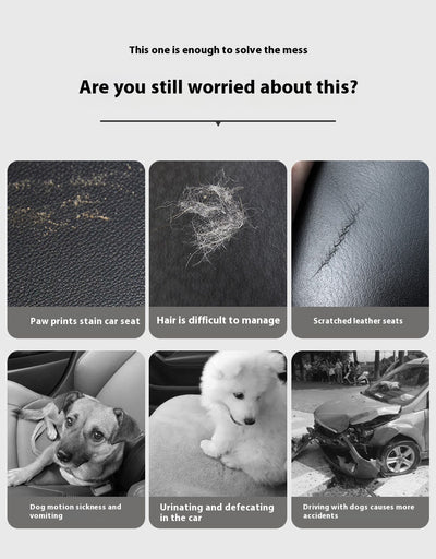 Cama de Seguridad para Mascotas en Auto - Asiento Auxiliar Multifuncional - Image 22
