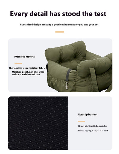 Cama de Seguridad para Mascotas en Auto - Asiento Auxiliar Multifuncional - Image 28