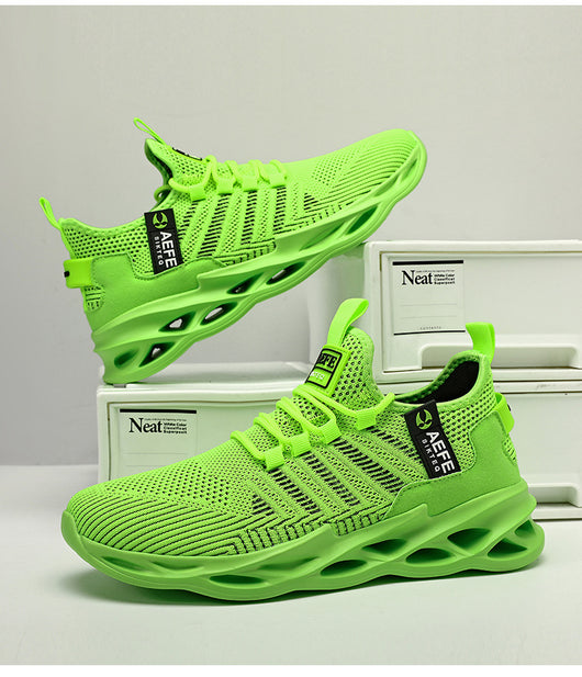 Zapatillas Deportivas Cómodas Estilo Coreano Talla Grande Hombre Malla Transpirable - Image 23