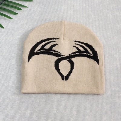 Gorro de Lana con Astas Tejido - Diseño Navideño Trendy - Image 46