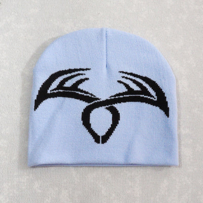 Gorro de Lana con Astas Tejido - Diseño Navideño Trendy - Image 47