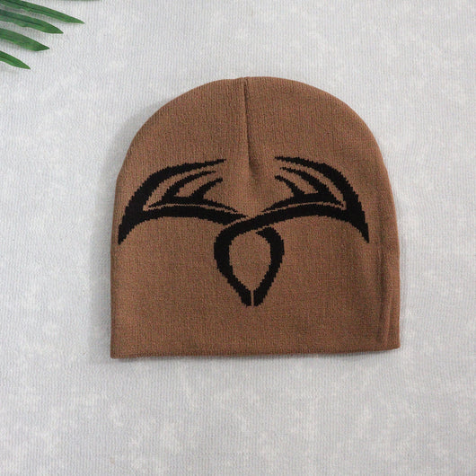 Gorro de Lana con Astas Tejido - Diseño Navideño Trendy - Image 56