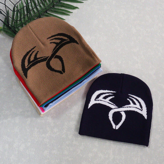 Gorro de Lana con Astas Tejido - Diseño Navideño Trendy - Image 59