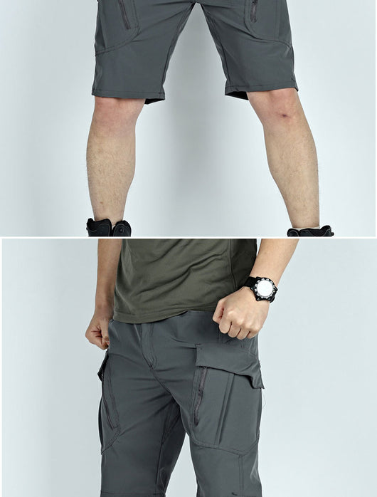 Pantalones Tácticos Cortos Transpirables Stretch IX9 - Secado Rápido - Image 22