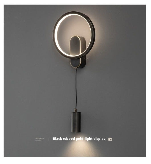 Lámpara de Pared Cobre Lujo para Dormitorio y Mesita de Noche - Image 23