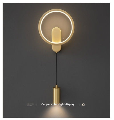 Lámpara de Pared Cobre Lujo para Dormitorio y Mesita de Noche - Image 26