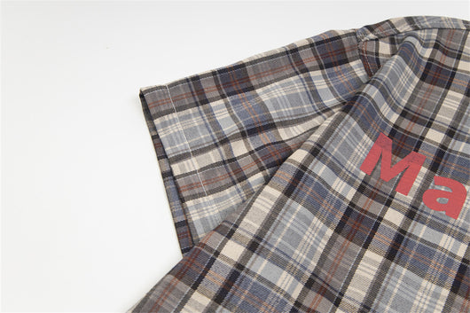 Camisa a Cuadros de Manga Corta para Hombre - Estilo Versátil - Image 31