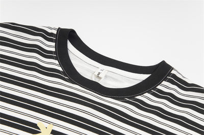 Camiseta Rayada de Cuello Redondo para Hombre - Image 35