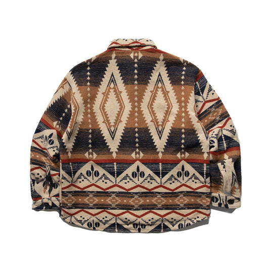 Camisa de Lana Estilo Retro Étnico Japonés - Image 12