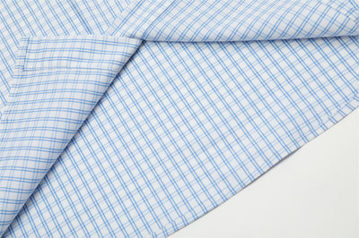 Camisa Cuadriculada Suelta de Manga Corta para Hombre - Image 22