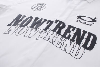 Camisa Casual de Verano con Estampado de Letras para Hombre - Image 25