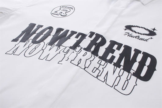 Camisa Casual de Verano con Estampado de Letras para Hombre - Image 25