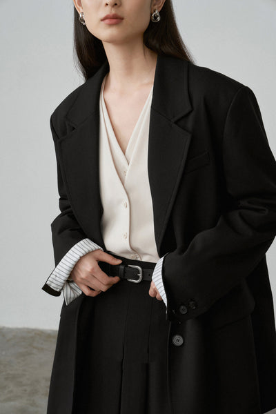 Blusa Elegante con Efecto Capas y Mangas Abullonadas - Image 17