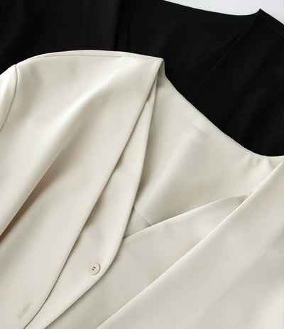 Blusa Elegante con Efecto Capas y Mangas Abullonadas - Image 18