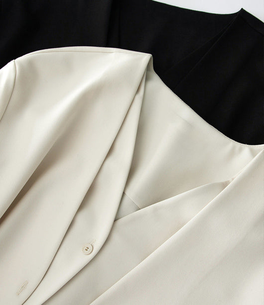 Blusa Elegante con Efecto Capas y Mangas Abullonadas - Image 18
