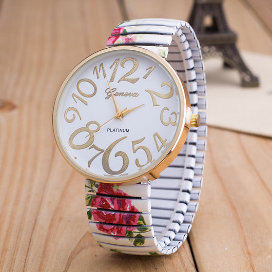 Reloj de Pulsera Elástico para Mujer con Correa Ajustable - Image 9