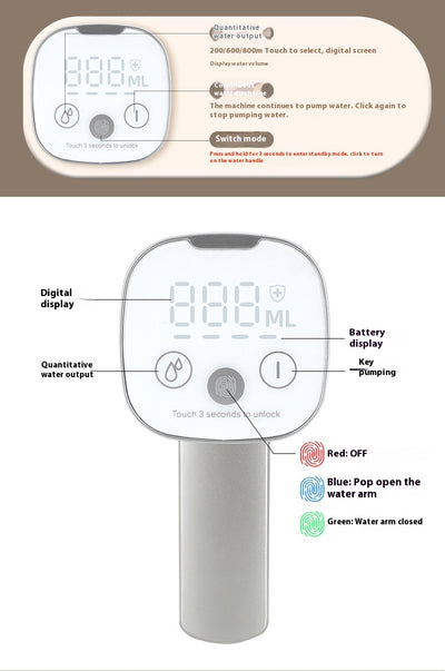 Mesa Cubo con Pantalla LCD y Bomba de Agua Plegable - Image 18