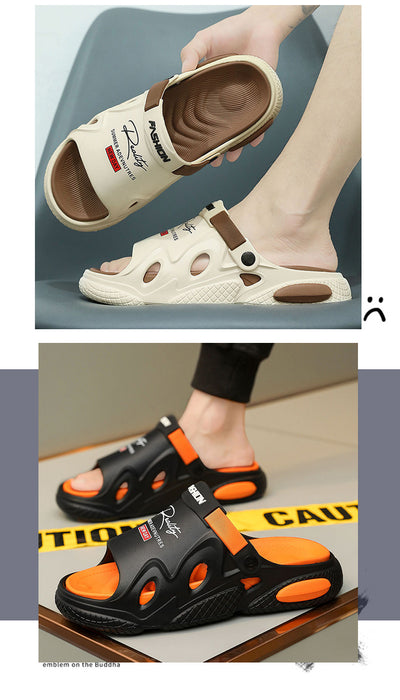 Sandalias Cómodas para Hombre - Pantuflas Deslizables de Verano - Image 26