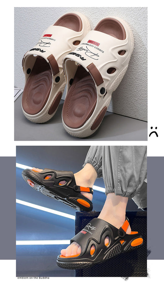 Sandalias Cómodas para Hombre - Pantuflas Deslizables de Verano - Image 28