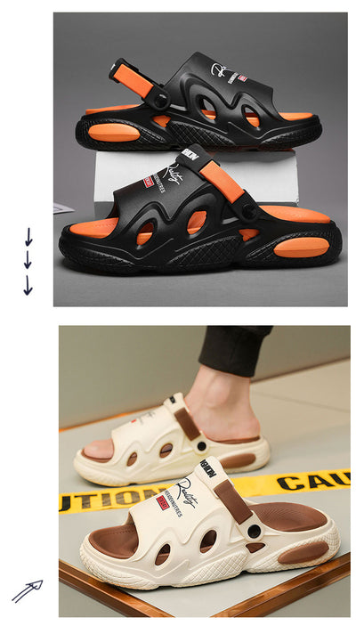 Sandalias Cómodas para Hombre - Pantuflas Deslizables de Verano - Image 29