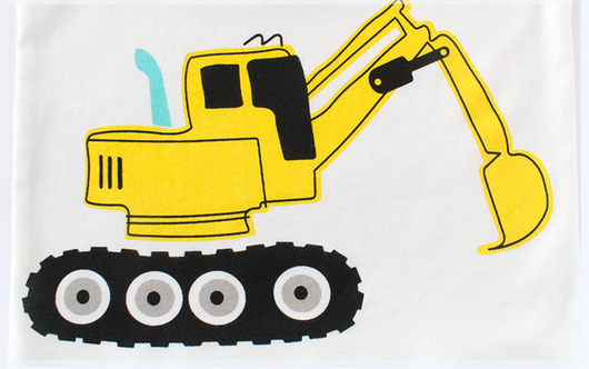 Playera Estilo Coreano Excavadora para Niño - Image 10