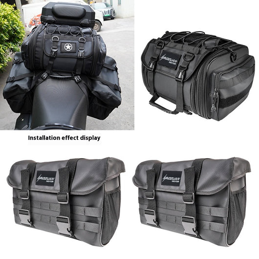 Bolsa Lateral Impermeable para Motocicleta - Equipaje de Viaje Resistente - Image 12