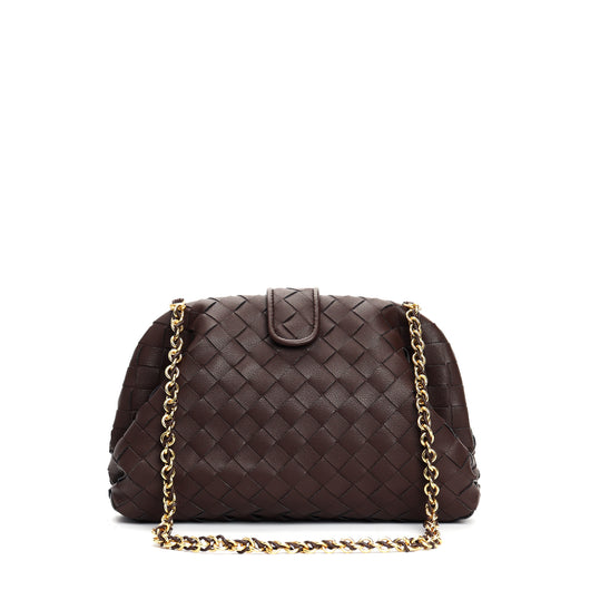 Bolso Mensajero de Cuero Genuino Tejido Cuadrado Pequeño - Image 15