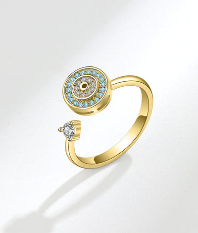 Anillo Giratorio de Plata Esterlina S925 Diseño Europeo - Image 7