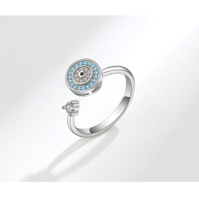 Anillo Giratorio de Plata Esterlina S925 Diseño Europeo - Image 9