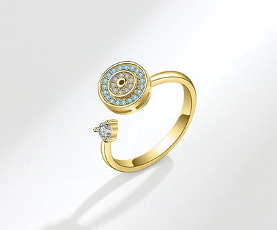 Anillo Giratorio de Plata Esterlina S925 Diseño Europeo - Image 11