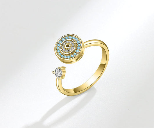 Anillo Giratorio de Plata Esterlina S925 Diseño Europeo - Image 11
