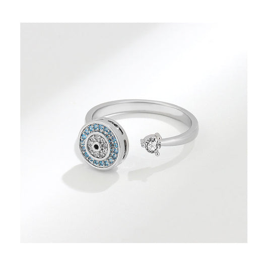 Anillo Giratorio de Plata Esterlina S925 Diseño Europeo - Image 13