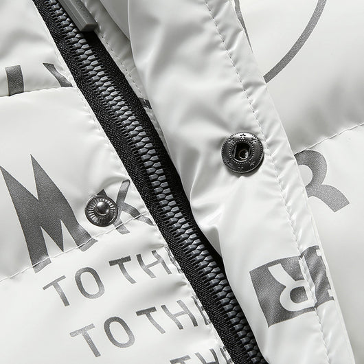 Abrigo de Invierno Estampado para Hombre - Image 15