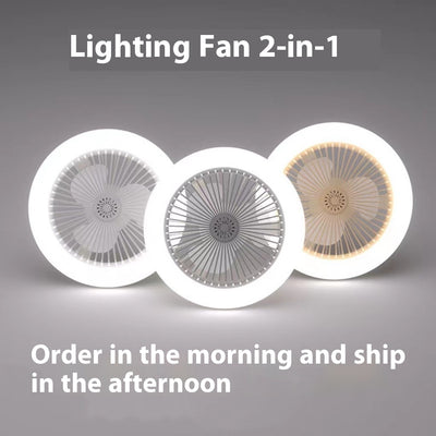 Ventilador LED Inteligente con Control Remoto y Luz Ajustable E27 - Image 28
