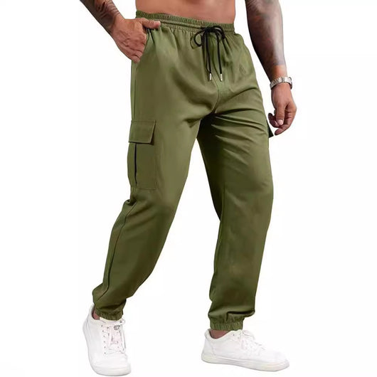 Pantalón Cargo Recto con Múltiples Bolsillos - Image 9