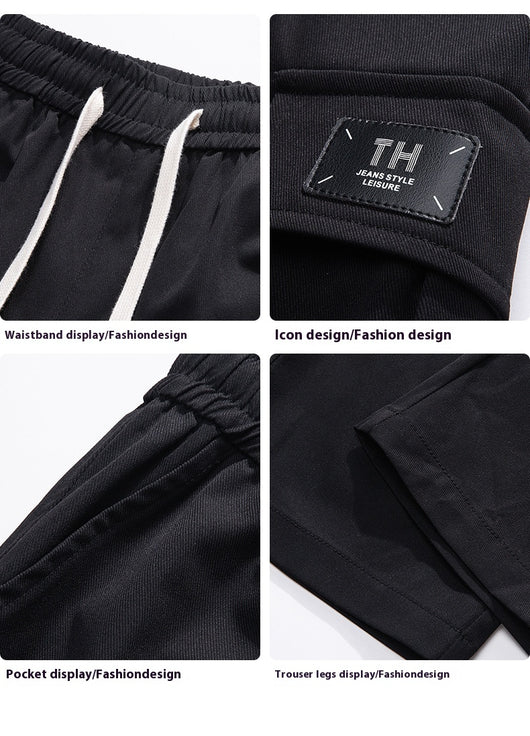 Pantalones Casuales Rectos con Múltiples Bolsillos para Niños - Image 10