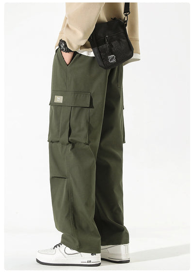 Pantalones Casuales Rectos con Múltiples Bolsillos para Niños - Image 11