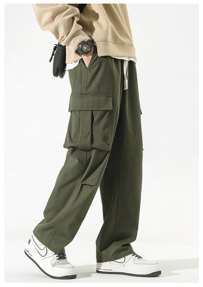 Pantalones Casuales Rectos con Múltiples Bolsillos para Niños - Image 12