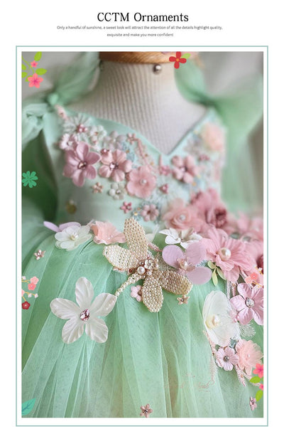 Vestido Infantil con Falda de Tul y Moño - Image 21