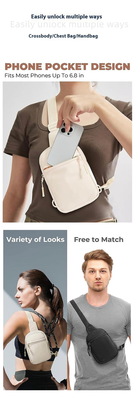 Bolsa Crossbody Deportiva y de Ocio - Estilo Moderno - Image 26
